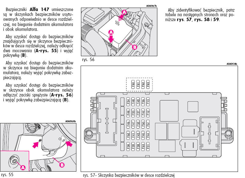 Manual/INSTRUKCJA OBSŁUGI Alfa 147 JTD