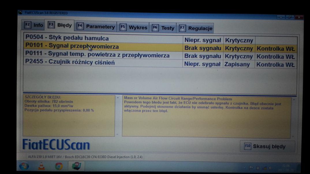 English 159 Flow Meter Problem Errors Check Engine