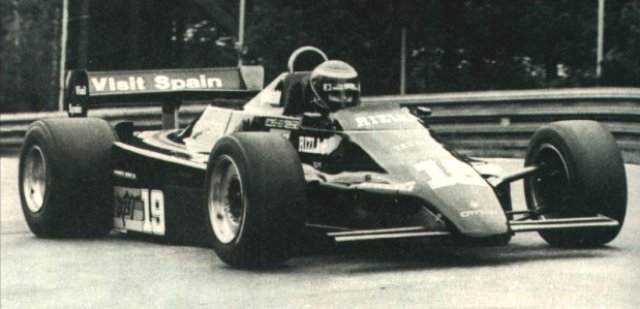 19 Emilio de Villota   March Ford B21   Belgium 1982