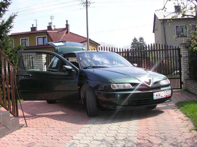 pierwsza własna Alfa :) 
Dawno temu :)