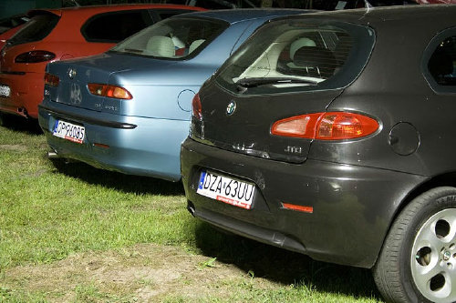 I-szy Opolski Zlot Fanów Alfy Romeo (147 & była 156 & zwyciężczyni na najładniejsze auto zlotu)