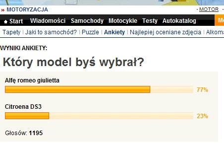 Kliknij obrazek, aby uzyskać większą wersję

Nazwa:	Giulietta vs. DS3.jpg
Wyświetleń:	741
Rozmiar:	33.0 KB
ID:	22635