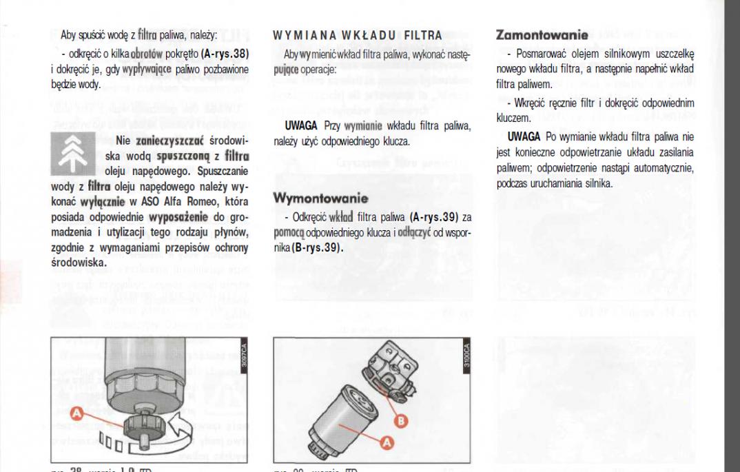 Kontrolka Wody W Filtrze Paliwa